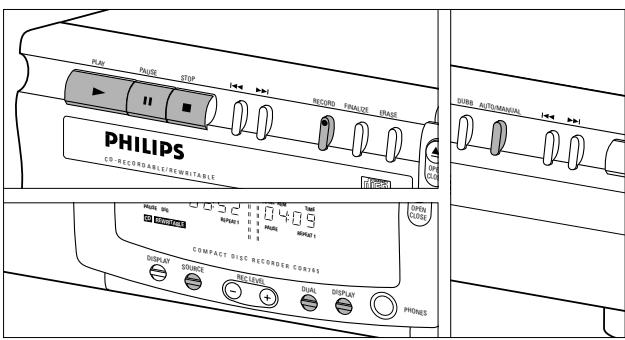 PHILIPS CDR200BK - Digital recording from an external CD Player - 1