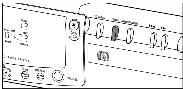 PHILIPS CDR200BK - Copie à vitesse élevée et normale - 1