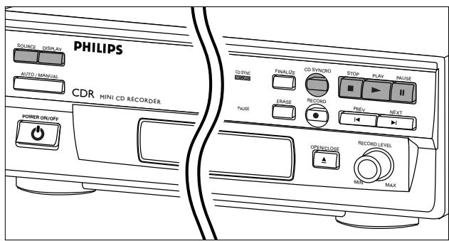 PHILIPS CDR560BK - Start digital recording - 2