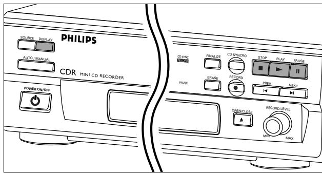 PHILIPS CDR560BK - Para borrar todo el disco: - 2