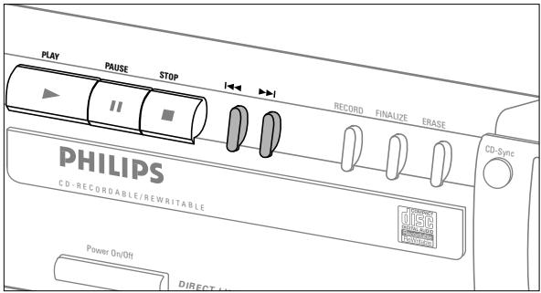 PHILIPS CDR760 - Pour effacer le disque en entier : - 3