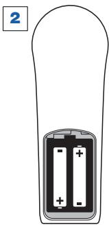 PHILIPS ONIS 6311 - Installation des batteries - 2