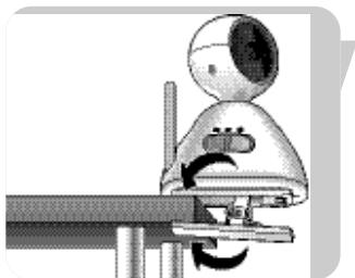 PHILIPS SCD491 - Utilización del clip de montaje - 1