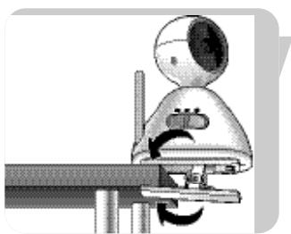 PHILIPS SKM7491NC - Utilisation de la pince de fixation - 1