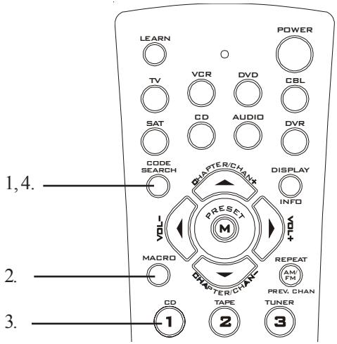PHILIPS US2-PMDVR8K - To Delete a Macro - 1