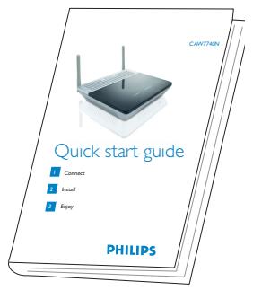 PHILIPS CAW7740N - Contenu de la boîte - 2