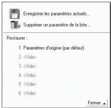 PHILIPS CRYSTAL 660 - Enregistrer les paramètres d'impression - 1