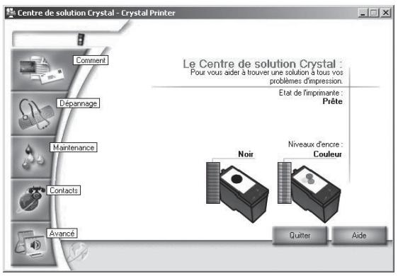 PHILIPS CRYSTAL 660 - Afficher le niveau de remplissage de la cartouche - 1