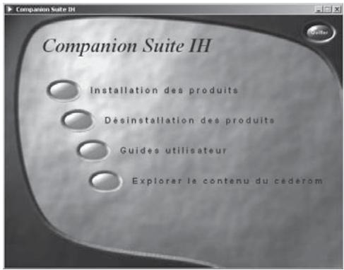 PHILIPS CRYSTAL 660 - Le CD-ROM – COMPANION SUITE IH comprend : - 1