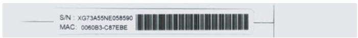 PHILIPS CRYSTAL 665 - Adresse MAC - 1