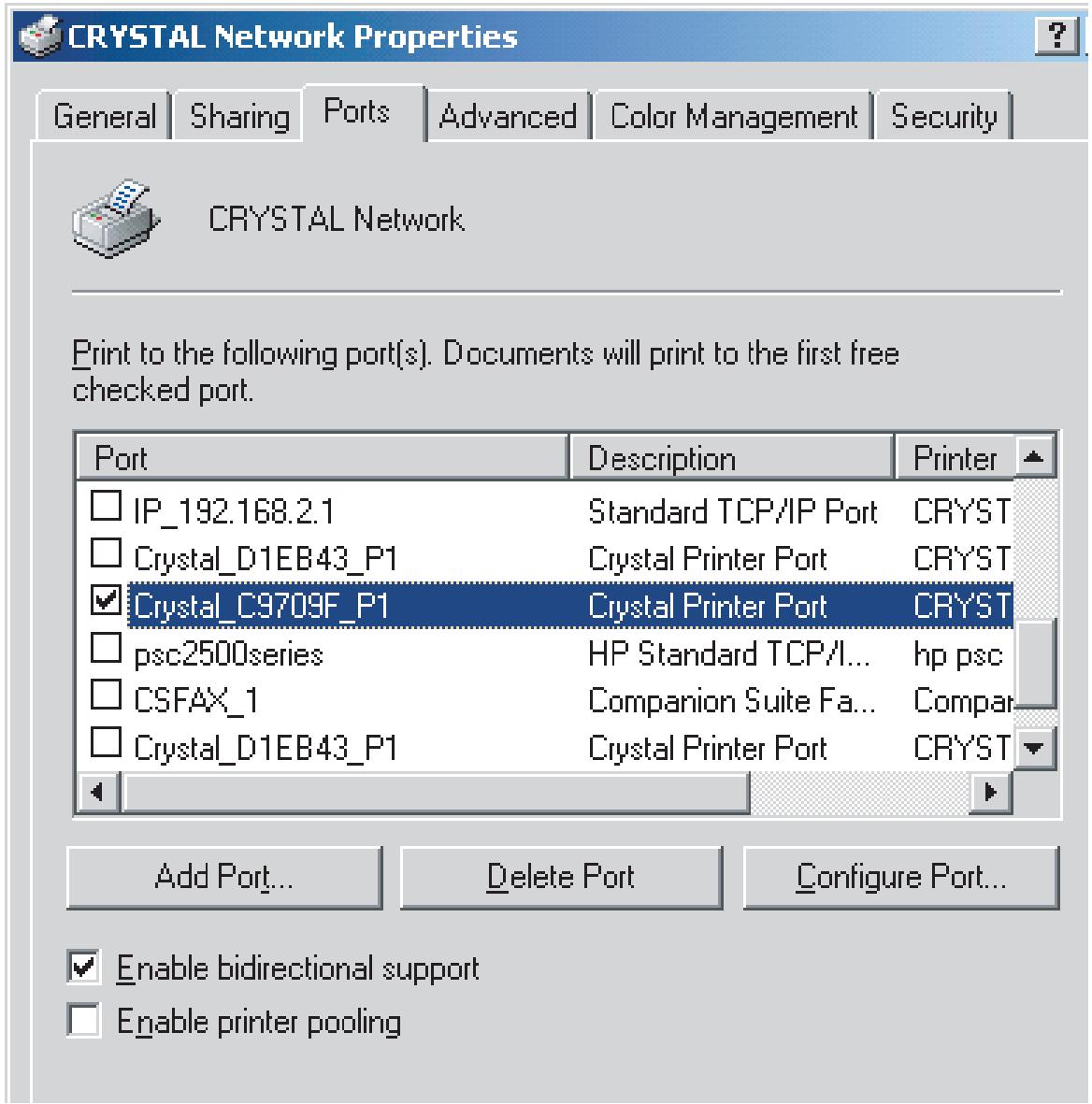 PHILIPS CRYSTAL 665 - Modification de l'adresse IP de l'imprimante - 1