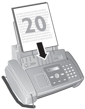 PHILIPS FAX JET 335 - Inséorer les documents - 1