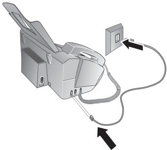PHILIPS MAGIC5 PRIMO - Raccorder le cable téléphonique - 1