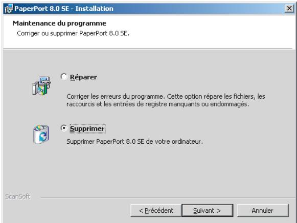 PHILIPS MF JET 450 - Désinstallation des produits - 3