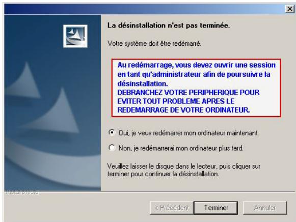 PHILIPS MF JET 450 - Désinstallation des produits - 2