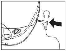 PHILIPS AZ7374 - Ligação dos auscultadores (fornecidos) - 1