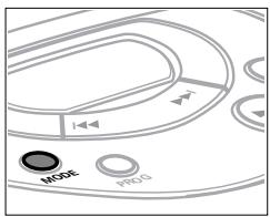 PHILIPS AZ7681 - Selecting different playing possibilities - MODE - 1