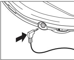 PHILIPS AZ7681 - Connecting the headphones - 1