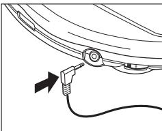 PHILIPS AZ7681 - Conexión de los auriculares - 1