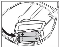 PHILIPS AZ7900 - Indicación de las pilas - 1