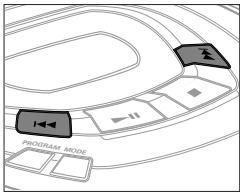 PHILIPS AZ7900 - Selecting a track when playback is stopped - 1