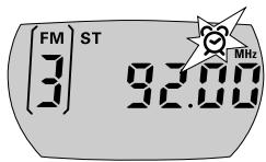 PHILIPS AZT9230 - Activation/désactivation de l'alarme - 2