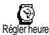 PHILIPS F120 - Régler heure - 1