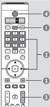 PHILIPS LX8300SA - Utilisation de la télécommande pour contrôleer votre téléviseur - 1