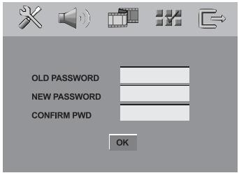 PHILIPS LX8300SA - Modification du mot de passer - 2