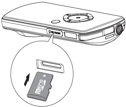 PHILIPS CAM101 - Insérer la carte Micro SD - 1