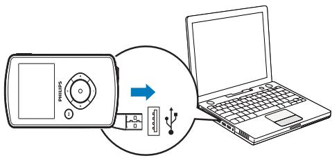 PHILIPS CAM101 - Chargement de la batterie intégrée - 1