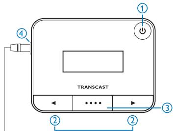 PHILIPS DLV92009 - Regelknoppen en aansluitingen - 1