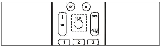 PHILIPS HTS3540 - Choix du mode son - 1