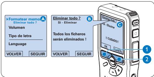 PHILIPS LFH0955 - Formatear una tarjeta de memoria - 1