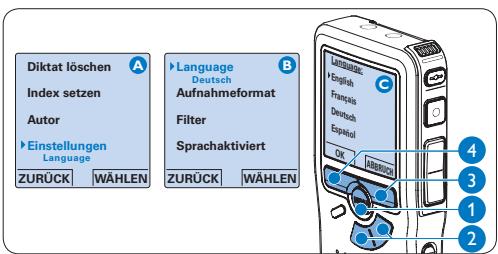 PHILIPS LFH0955 - Sprache einstellen - 1