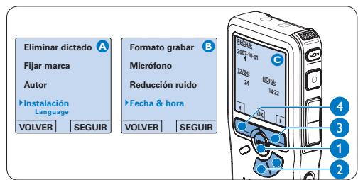 PHILIPS LFH0955 - Ajuste de fecha y hora - 1