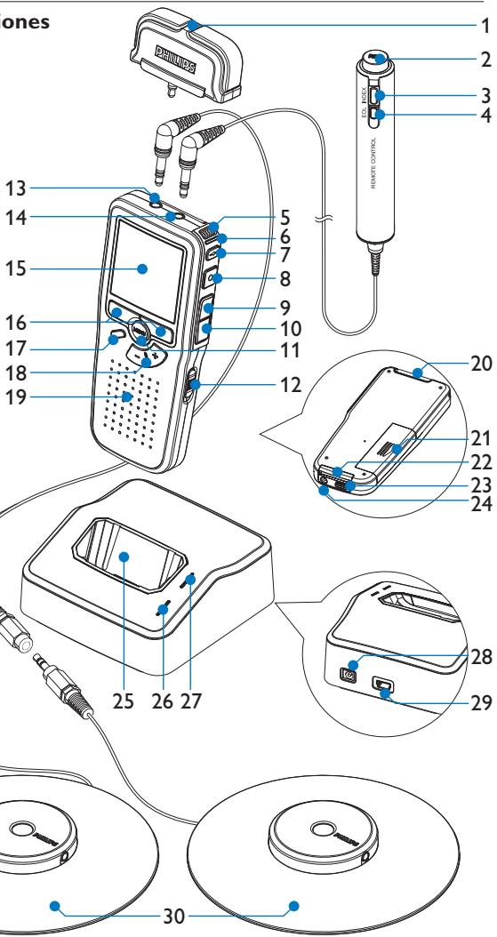 PHILIPS LFH0955 - Pocket Memo grabador digital - 1