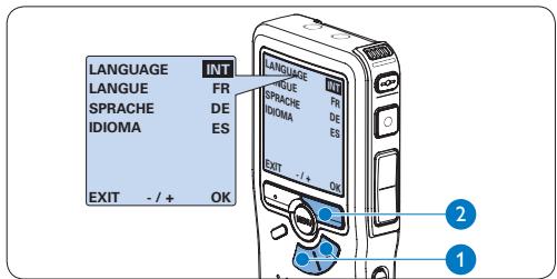 PHILIPS LFH0955 - Programmer la langue - 1