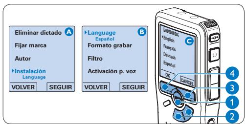 PHILIPS LFH0955 - SeLECTION del idioma - 1