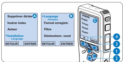 PHILIPS LFH0955 - Programmer la langue - 1