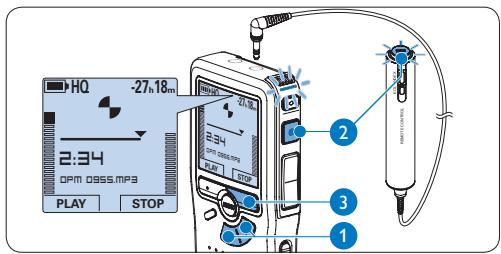 PHILIPS LFH0955 - Para(agregar a una grabación (añadir) - 1