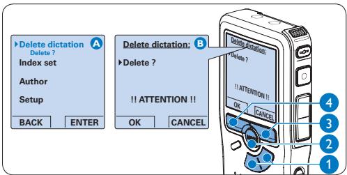 PHILIPS LFH0955 - Delete a file - 1