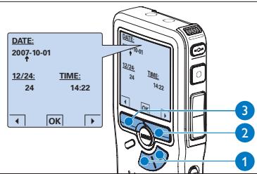PHILIPS LFH0955 - Set the date and time - 1