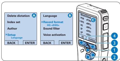 PHILIPS LFH0955 - Change the recording format - 1
