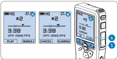 PHILIPS LFH0955 - Eliminar una parte del dictado - 2