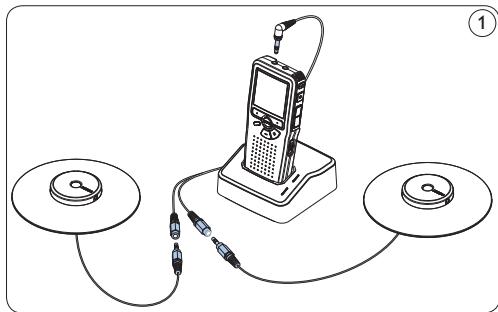 PHILIPS LFH0955 - Enregistrement d'une réunion : mettez en place et connectez les micros de réunion - 1