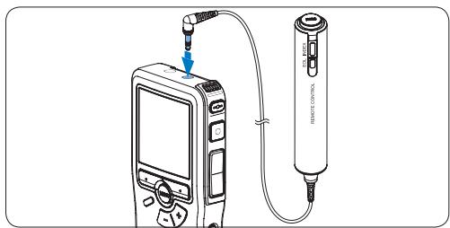 PHILIPS LFH0955 - Connecter la télécommande - 1