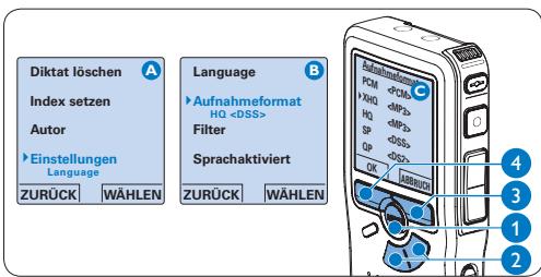 PHILIPS LFH0955 - Andern des Aufnahmeformats - 1