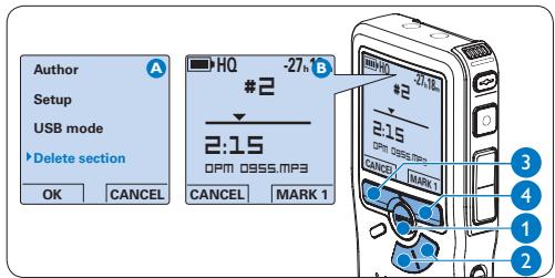 PHILIPS LFH0955 - Cancellation di una parte di dettato - 1