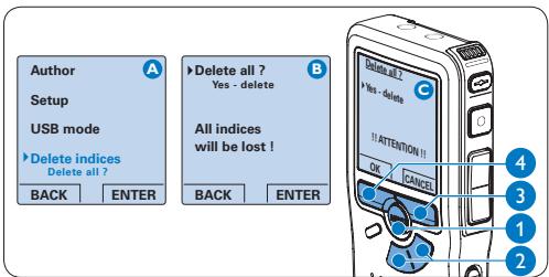 PHILIPS LFH0955 - Delete all index marks - 1